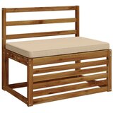 Jastučići za klupe - 2 dijela VUGHT 2 kom. 100% poliester Krem - Krem (melange) 80 x 50 cm 2 Slike