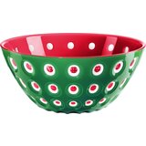 guzzini Skleda Ø20 cm LE MURRINE - Emerald Green/White/Red Cene