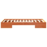  Posteljni okvir Rjava 90 x 190 cm Trdna borovina, (5000123622) | Shoptok.si