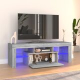 The Living Store TV omarica z LED lučkami siva sonoma 120x35x40 cm - TV Omarica, (21374956) Cene