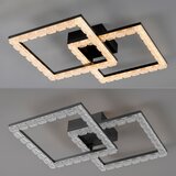 Just LIGHT. 14732-18 - LED plafonsko svetlo GLITRA LED/17,5W/230V crna Slike