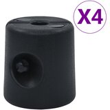 vidaXL utezi za sjenicu 4 kom PE crni Cijene