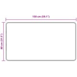 Traka za tepih MARSA Sivi 80 x 150 cm Poliester i PVC | Eponuda.com