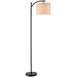 podna lampa crna 1xE27