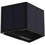  LED solarna zidna svetiljka WINGS LED/2W/1200 mAh 3,7V 3000K IP54 crna | Eponuda.com