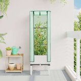 vidaXL Visoka greda s prevleko za rastlinjak videz ratana 40x40x140 cm | Shoptok.si