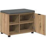  Klupa za cipele s jastučićem Hrast artisan 60 x 38 x 46 cm | shoptok.hr
