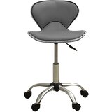  Salonski stolac od umjetne kože sivi | shoptok.hr