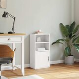  Bočni ormarić ODDA bijeli 40x24x79 cm puno drvo bor | shoptok.hr