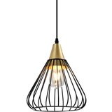  SVJETILJKA TESS E27 CRNO/ZLATNA IP20 | shoptok.hr