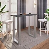 XXXL Barska Miza Xona, Antracit, Srebrna, 110x50cm | Shoptok.si