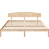 vidaXL krevetni Ram s Uzglavljem 180x200 cm Masivna Borovina | shoptok.hr