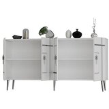 Hanah home komoda line KB150 white silver | ePonuda.com