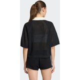 Adidas Top 'KNITTED CROCHET' črna / bela | Shoptok.si