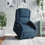  Naslonjač na podizanje plavi baršunasti | shoptok.hr