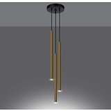  Obesna svetilka PASTELO 3P polirano zlato, (21347792) | Shoptok.si