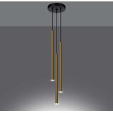  Sollux SL.1197 - Zlatni luster na sajli PASTELO 3xG9/8W/230V | Eponuda.com