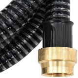  Usisno crijevo s mjedenim priključcima crno 1,1 " 3 m PVC | shoptok.hr