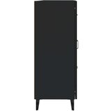  Komoda crna 69 5 x 34 x 90 cm od konstruiranog drva | shoptok.hr