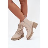 VINCEZA Insulated Women's Boots Made of Natural Leather Black 66671 | Shoptok.si