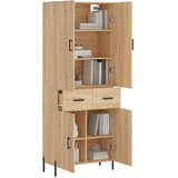  Visoka komoda hrasta sonome 69,5x34x180cm od konstruiranog drva | shoptok.hr