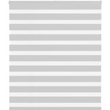 vidaXL Zebra senčilo svetlo sivo 120x100 cm tkanina širina 115,9 cm | Shoptok.si