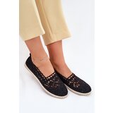 Boto Lace Espadrilles Women Black Adelira | shoptok.hr