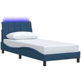  Okvir za krevet bez madraca Hanko plava 80x200cm od tkanine | shoptok.hr