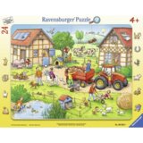 Ravensburger Puzzle - Sestavljanka z okvirjem - Moja mala kmetija, 24 delov | Shoptok.si