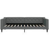 vidaXL Dnevna postelja z vzmetnico temno siva 90x200 cm blago | Shoptok.si
