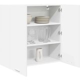 vidaXL Viseča omarica Riga Bela 80 x 31 x 80 cm Konstruiran les | Shoptok.si