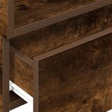  Zidni noćni ormarići 2 kom dimljeni hrast 45x26x28,5 cm | shoptok.hr