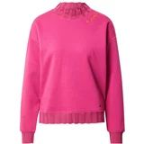 Key Largo Sweater majica 'GRATEFUL' zlatno žuta / tamno roza