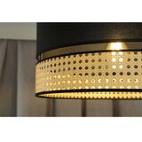  Duolla - Visilica na sajli DOUBLE RATTAN 1xE27/15W/230V Ø 40 cm crna/bež | Eponuda.com
