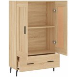  Visoka komoda boja hrasta 69,5 x 31 x 115 cm konstruirano drvo | shoptok.hr