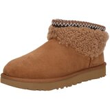 Ugg Škornji 'Classic Ultra Mini Maxi Curly' karamel / temno rjava / bela Cene