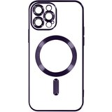 AVIZAR MagSafe ovitek za iPhone 13 Pro Silikonska zašcita kamere Chrome vijolicna, (20575133) Cene