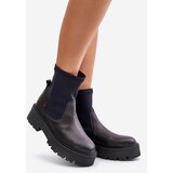 Zazoo 2947 Slip-On Women's Boots Made of Natural Leather Black | shoptok.hr