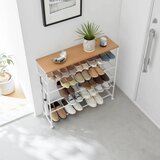 YAMAZAKI bijeli metalni stalak za cipele 90,5x87x26 cm tower – | shoptok.hr