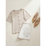 Sinsay Bluza s ukrasnim gumbima s viskozom | shoptok.hr