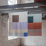 Mette Ditmer Denmark Zelena/opečnato oranžna odeja 125x190 cm Brick – | Shoptok.si