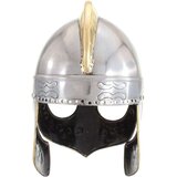 vidaXL Antikna replika kacige Beowulf za LARP srebrna čelična | shoptok.hr