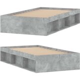  Kreveta siva boja betona 90 x 200 cm | shoptok.hr
