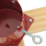 vidaXL Stalak za božićno drvce 1.73 Crvena 50 x 50 x 16 cm | shoptok.hr