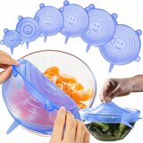  Set 6 fleksibilnih silikonskih pokrovov | Shoptok.si