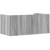  Zidna polica boja hrasta 70,5 x 35 x 30,5 cm konstruirano drvo | Eponuda.ba
