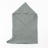 Linen Tales Dječji plavi laneni ručnik Waffle 100 x 100 cm | shoptok.hr