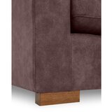 Scandic Tamno smeđa sofa od imitacije kože 225 cm Hamburg – | shoptok.hr