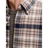 Jack & Jones Srajca 'JPRBLUBARKLEY' mornarska / temno siva / bela | Shoptok.si