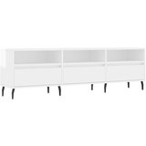 Maison Chic TV omarica - TV stojalo - Televizijska omarica visok sijaj bela 150x30x44,5 cm inženirski les, (21700020) Cene